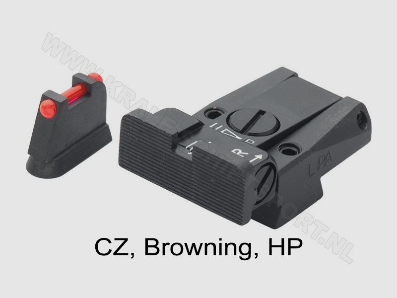 LPA Sights Adjustable Sight Set LPA SPR Sport — SPR49HK7F, image 2 of 2