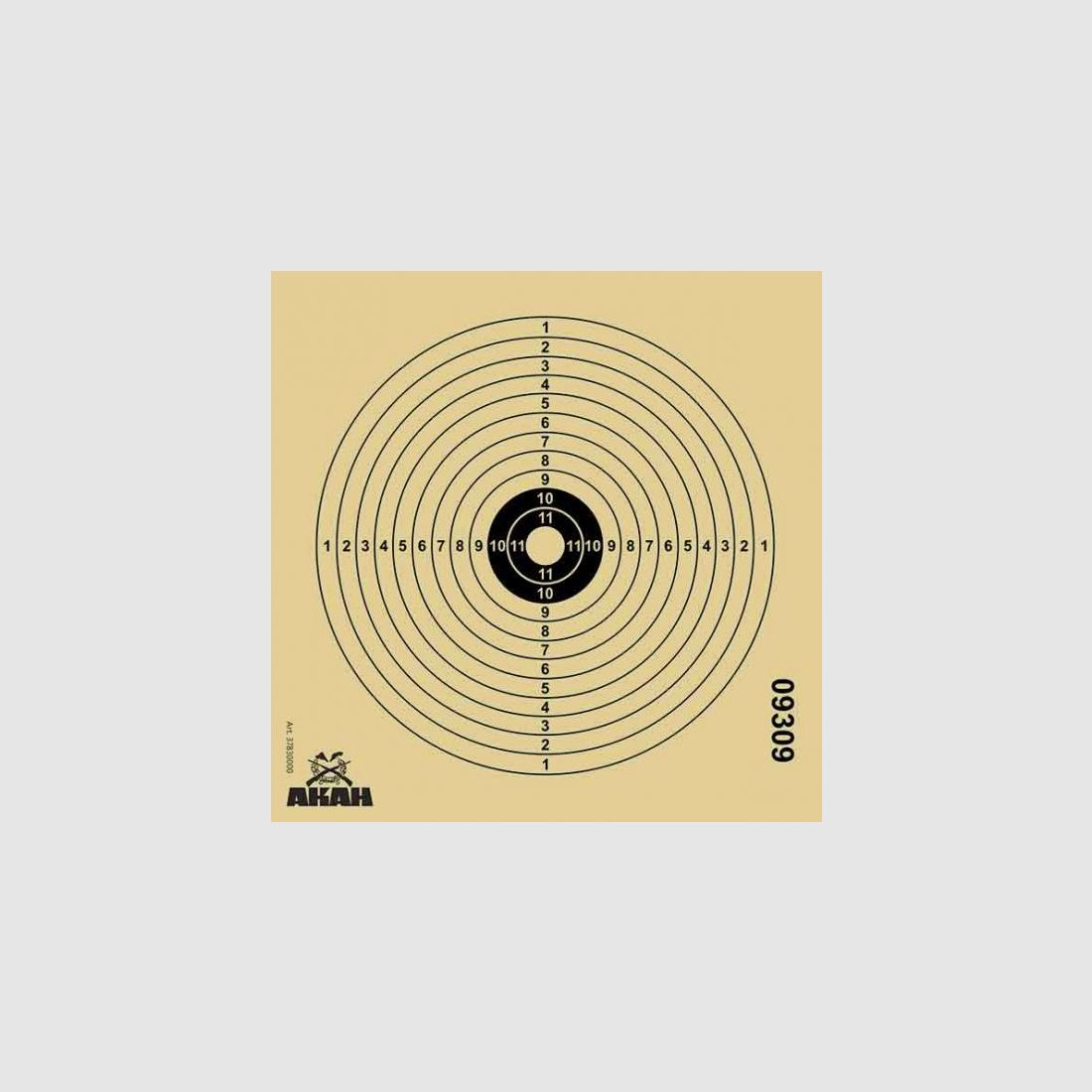 AKAH air rifle targets 14x14cm