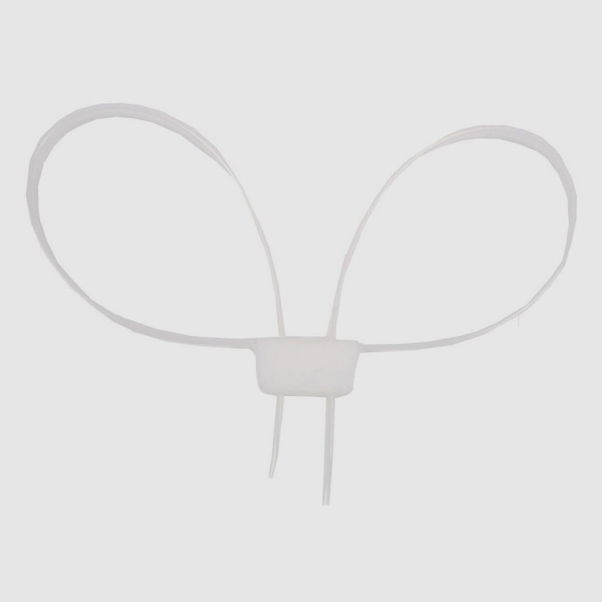 Plastic handcuff, white