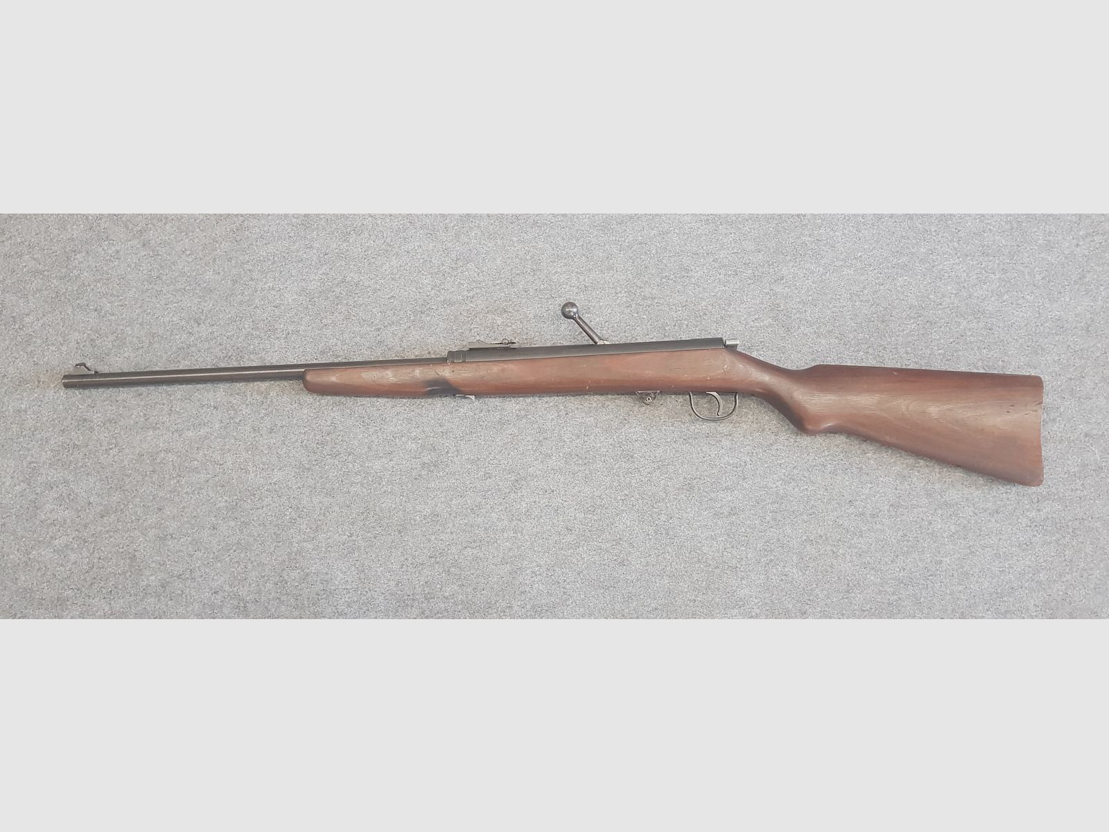 Haenel Mod. 49a  mit  dunklen Schichtholzschaft von 1953 im schönen Zustand Durchlader kein 310