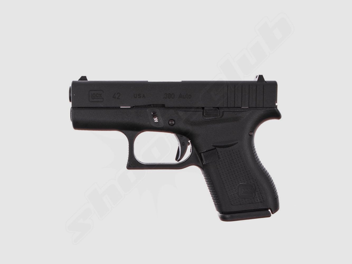 Glock 42 Airsoftpistole 6 mm GBB/schwarz/VFC