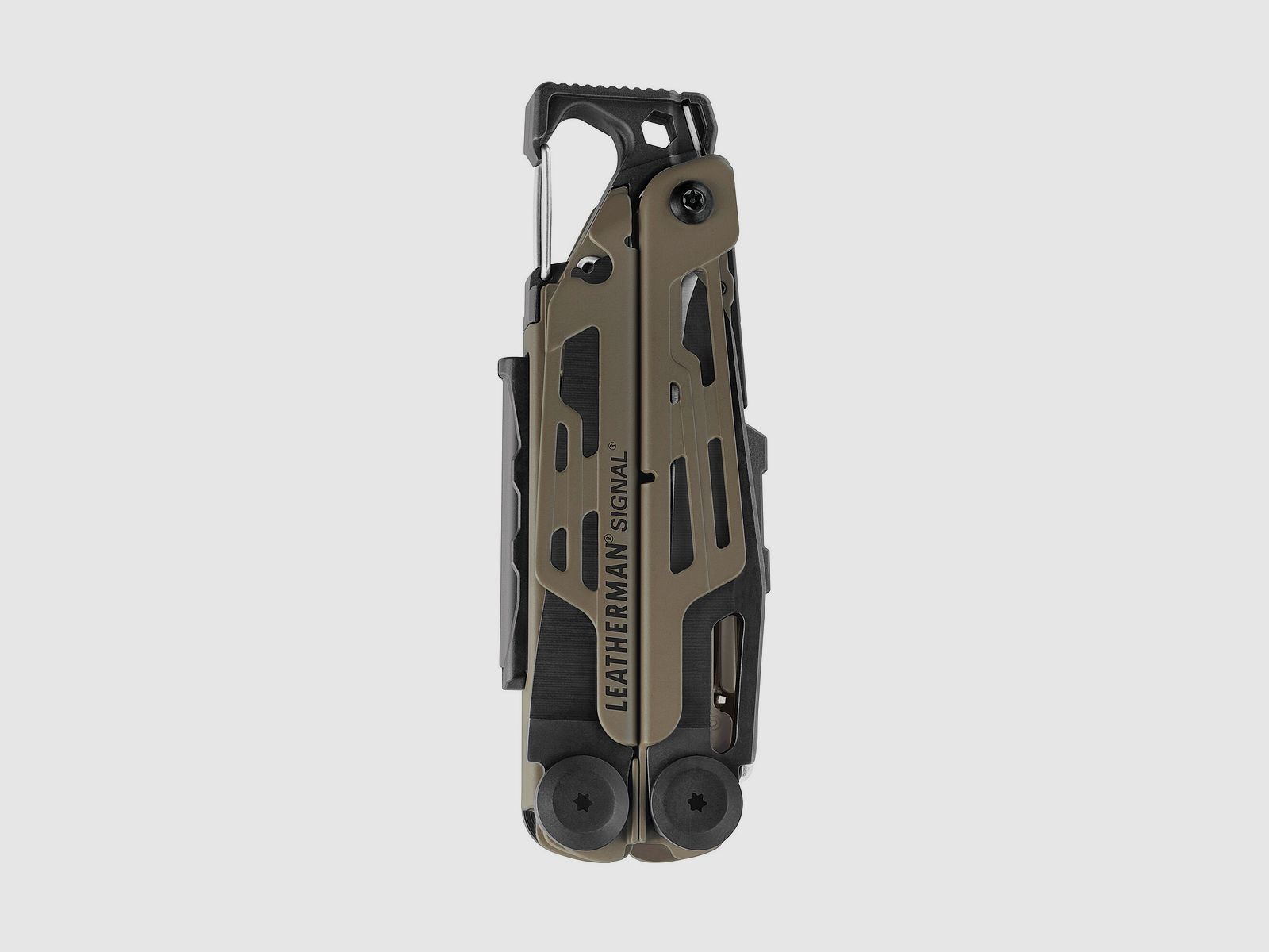 Leatherman SIGNAL Coyote Tan, Molle Holster, Schwarz, L