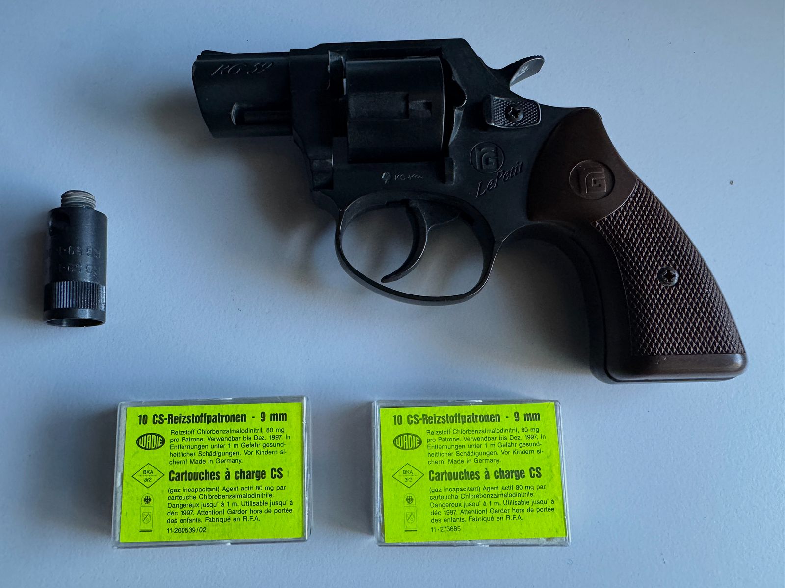 Original Röhm RG59 blank firing revolver RG 59 Le Petit PTB 527, image 1 of 4