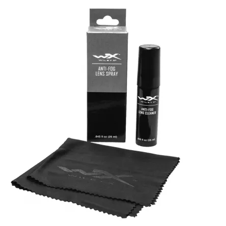 Kit de nettoyage pour lunettes Wiley X Anti-Fog 25 ml