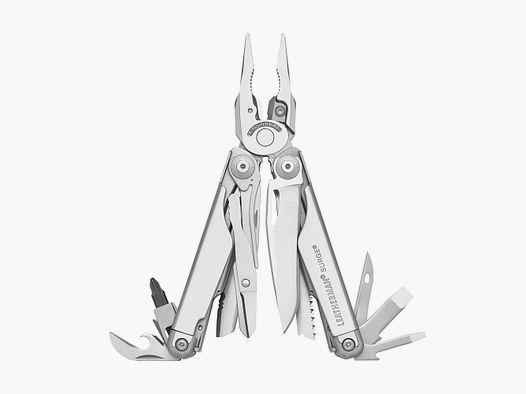 Leatherman SURGE de acero inoxidable, funda de nylon con bolsillo, L