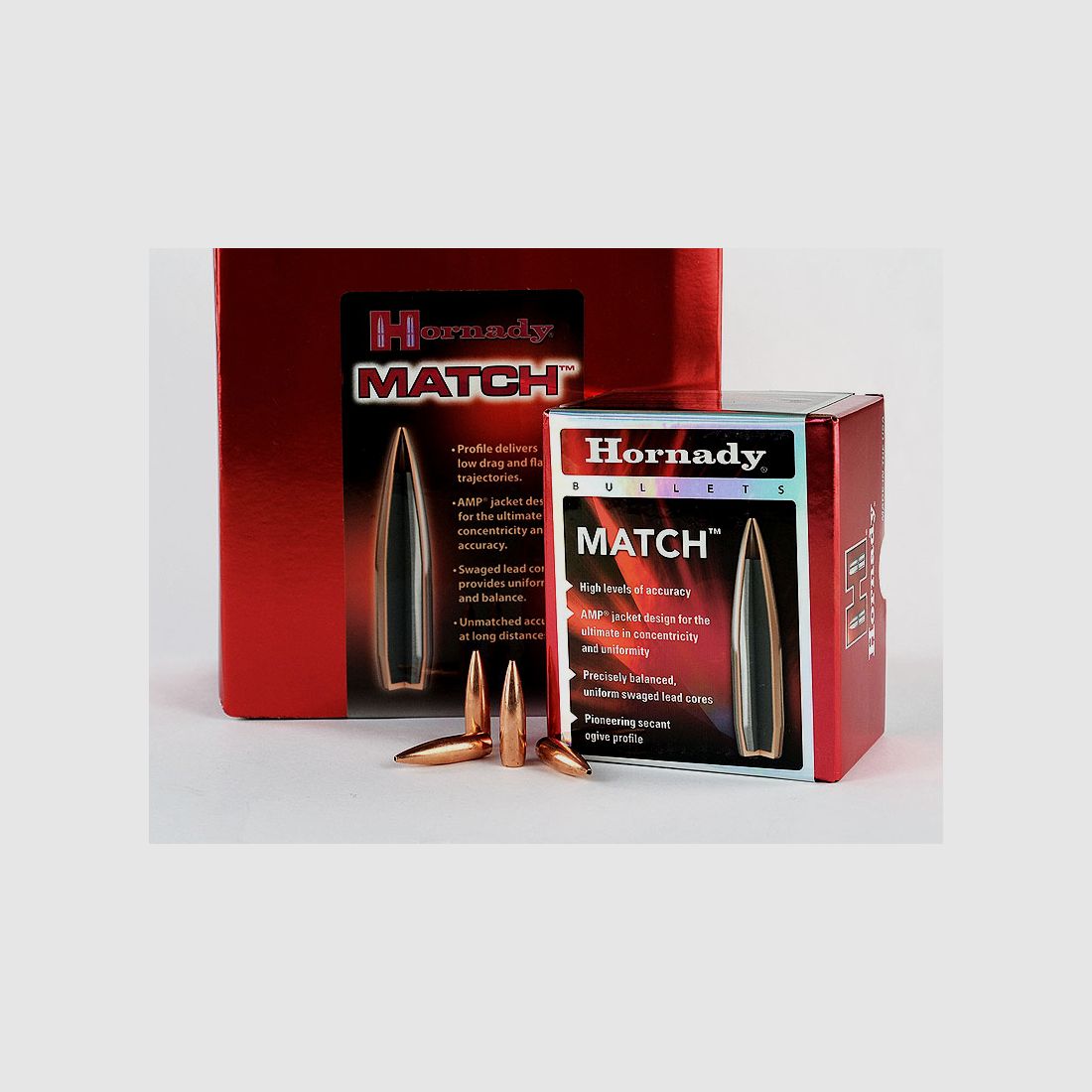 Hornady BTHP-Match Geschosse 1 Packung .30 / .308 Win. 168 grs (100 Stück á 0,479 €*)