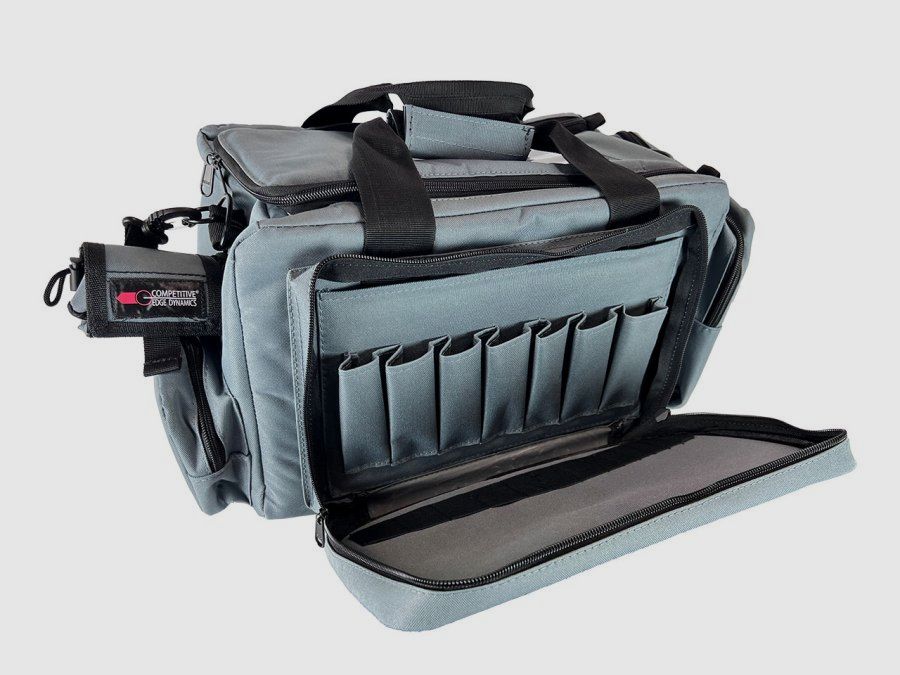 CED schietsporttas RangeBag DeLuxe: 2–4 pistolen 54x36x28 cm rood, afbeelding 2 van 5
