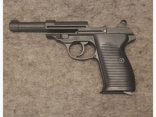 Erma Mod. EGP88 Neuwertiges Griffstück inkl. Magazin 8mmK  P38 Schreckschuss SRS selten  EGP 88