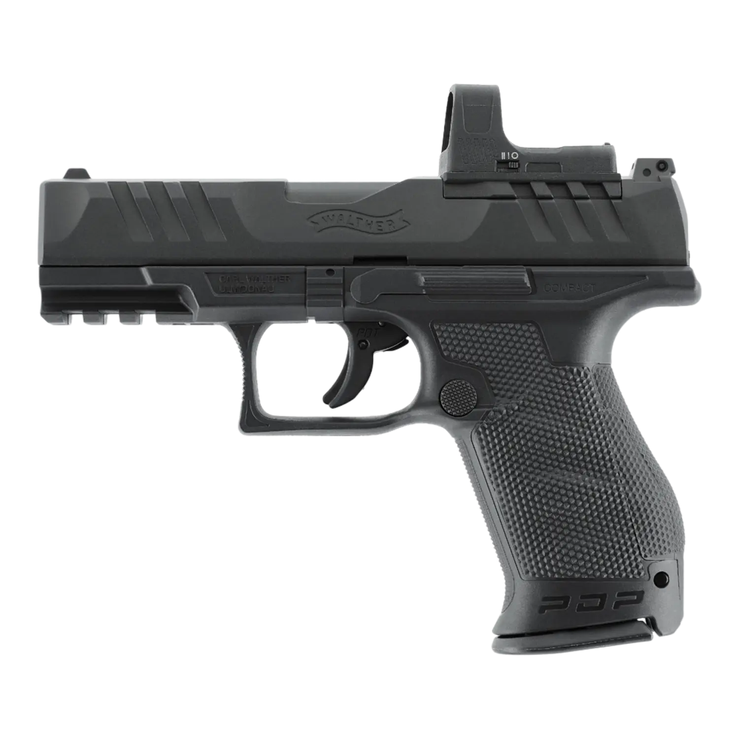 Walther PDP Compact 4" BLK SET Pistolet CO2 4,5 mm BB + RDS Red Dot, image 1 sur 2