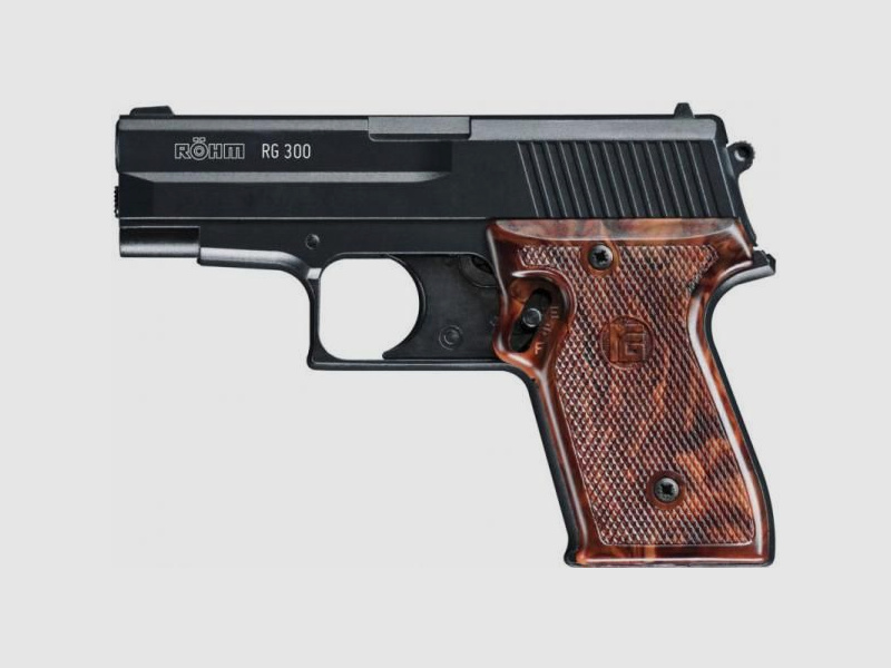 Röhm RG300 blank firing pistol 6mm Flobert blued