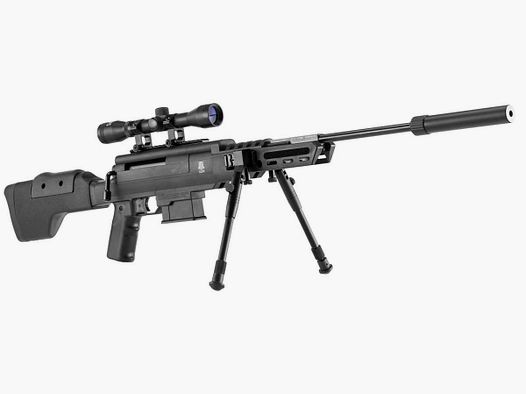 Air rifle 7.5 to 24 J Black Ops sniper cal. 4.5 mm - Spring < 24 J