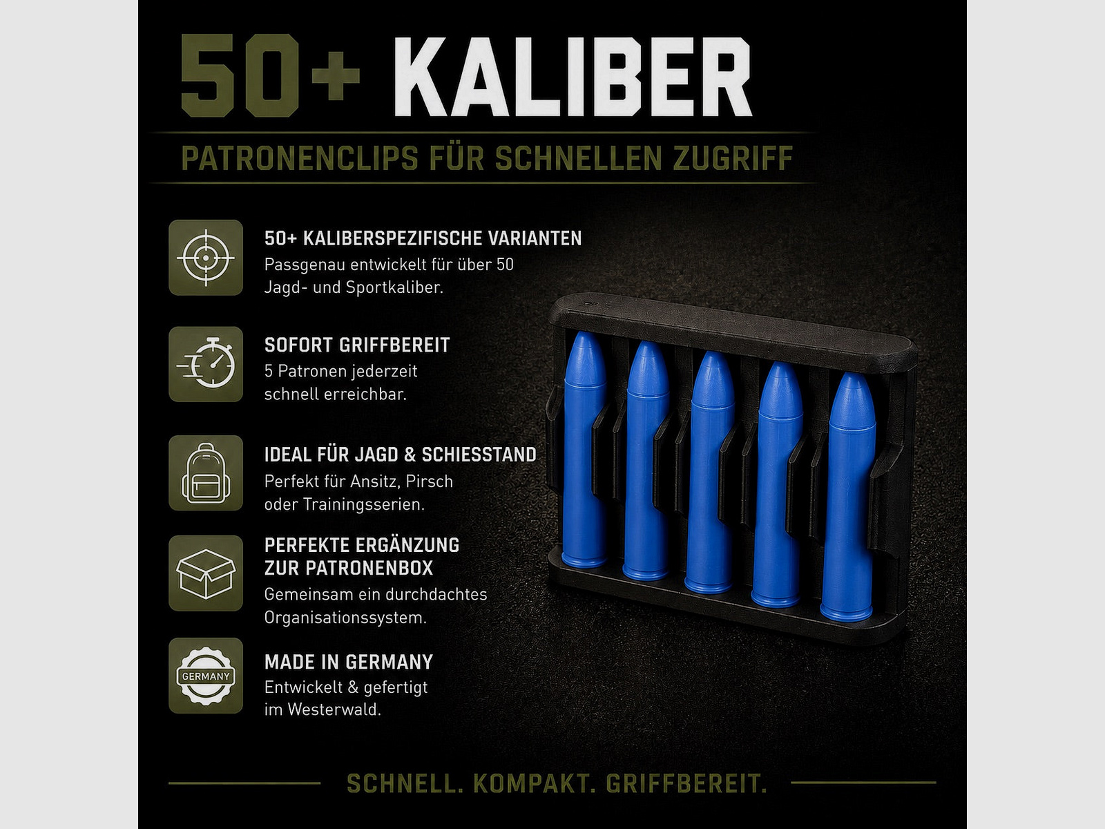 Filamelt - Premium Cartridge Clip 6mm Creedmoor