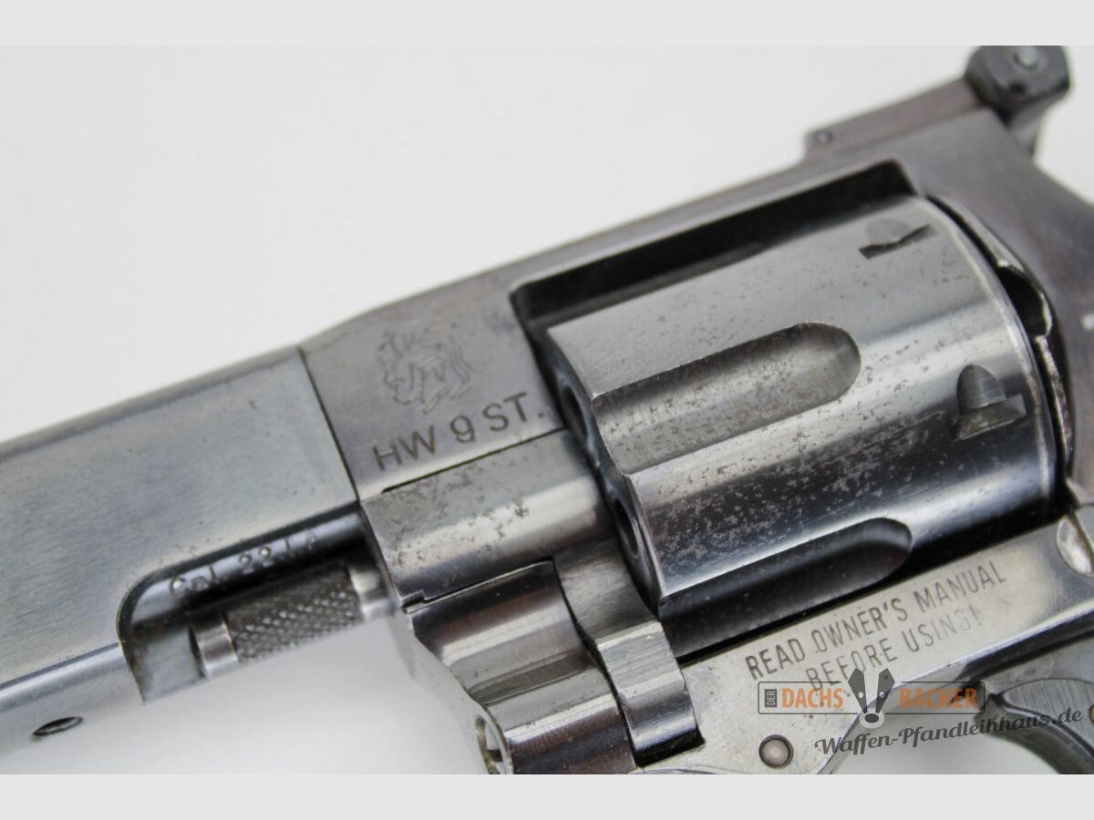 Revolver Arminus Weihrauch HW9 ST cal. .22lr con canna da 6", immagine 3 di 3