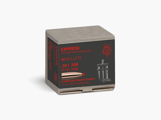 GECO OGIVE .30 10.7G 165GR GECO EXPRESS 50PC