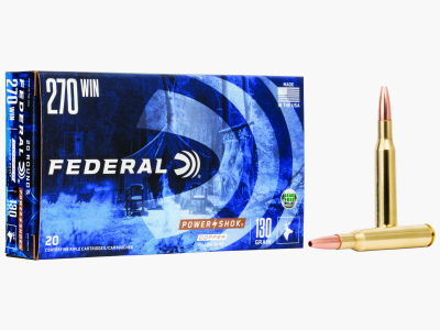 Federal Büchsenmunition .270 Win. 8,4 g / 130 gr Copper Hollow Point Power Shok