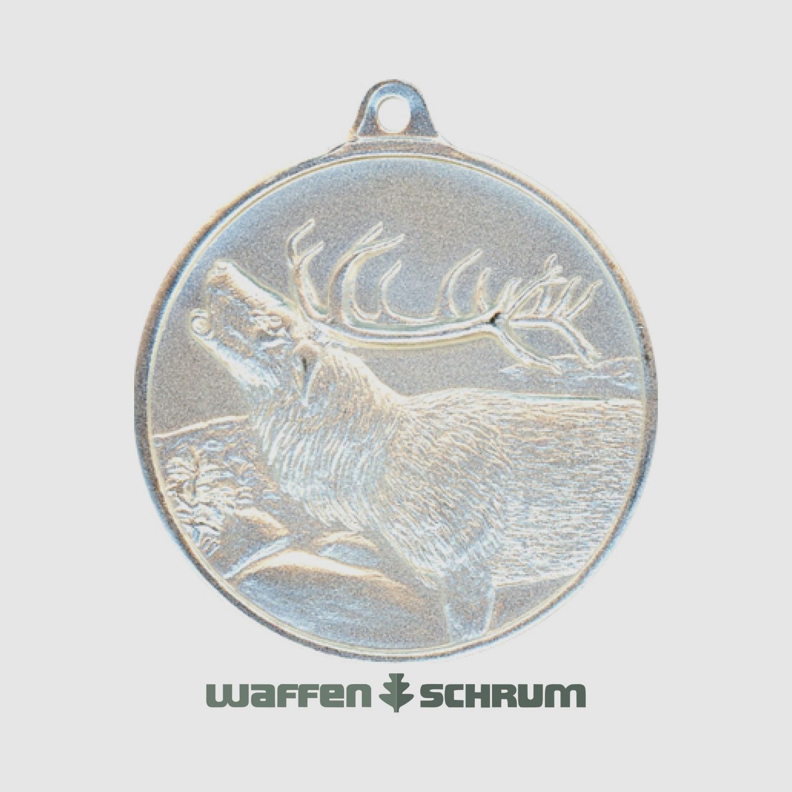 Steinhauer&Lück hunting medal red deer 40mm silver-plated