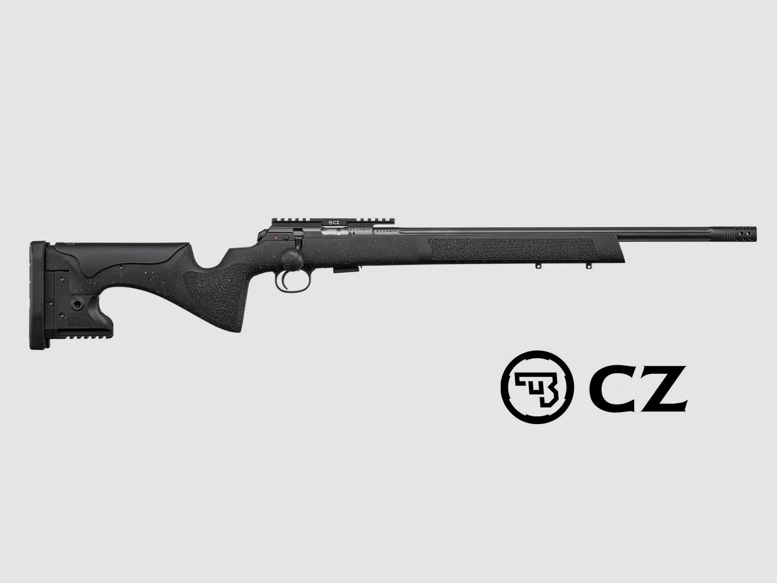 CZ 457 Długozasięgowy Precyzyjny Czarny Z Gwintem 20" .22lr