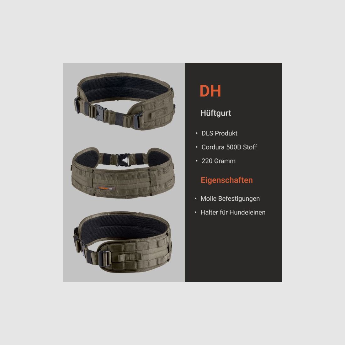 Vorn DH Hip Belt, image 1 of 6