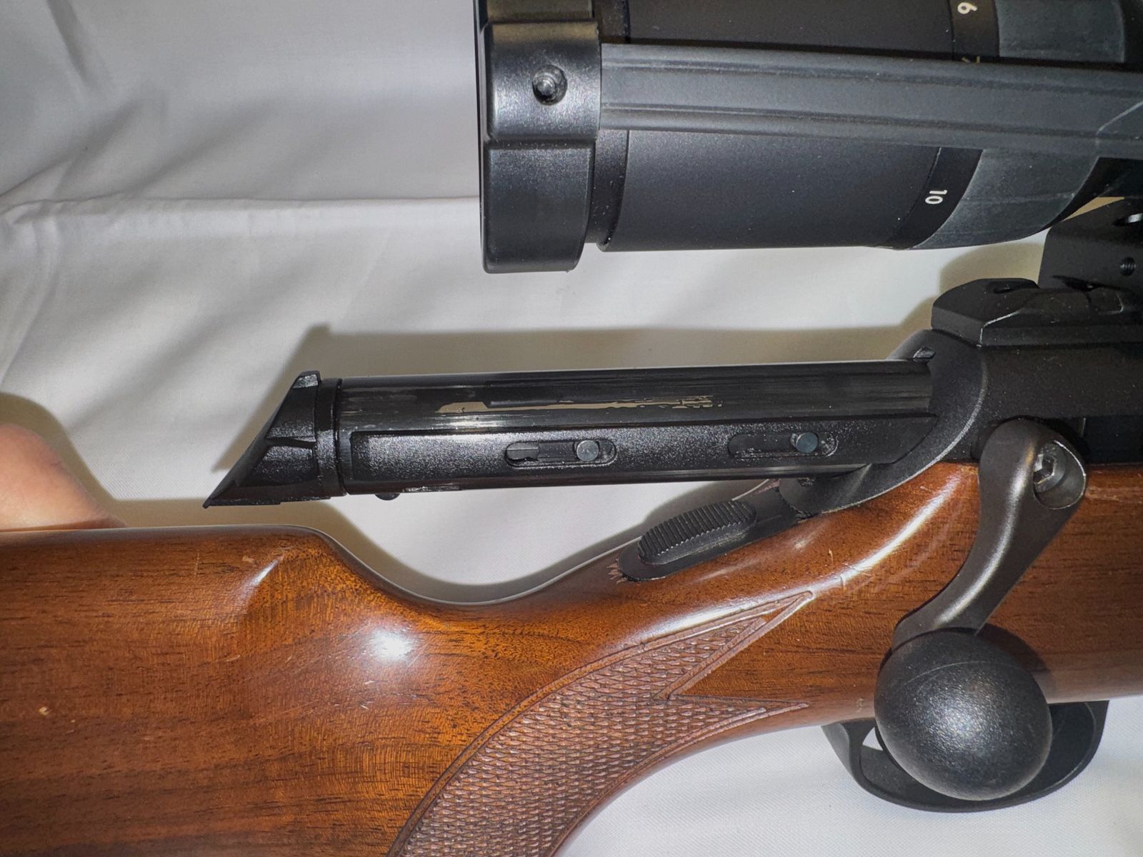 Mauser M96 9,3×62 straight-pull + Steiner Ranger 4-16×56 – Cat. C heirloom Vorarlberg, zdjęcie 8 z 8