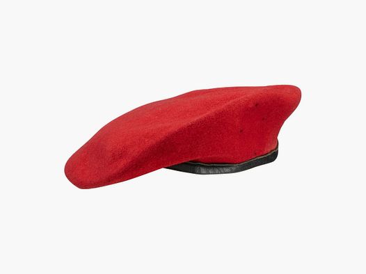 Bundeswehr Original BW Barett korallrot gebraucht