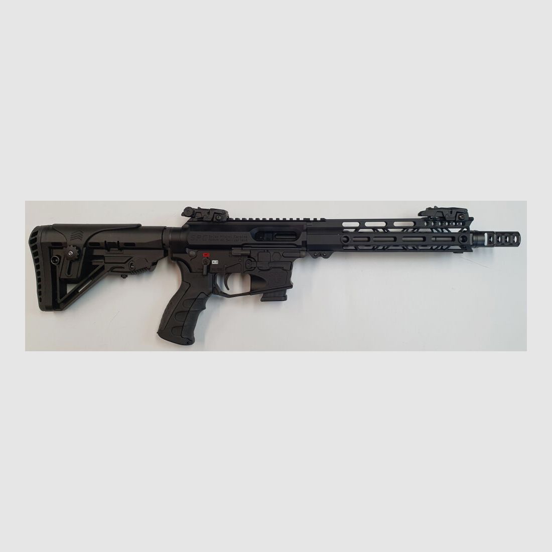 GWMH AG Selbstladebüchse GWMH SPC-HUNTER A5 10" (SWISS PISTOL CARBINE) BLACK Kal.9x19 AR15 Glock Magazi