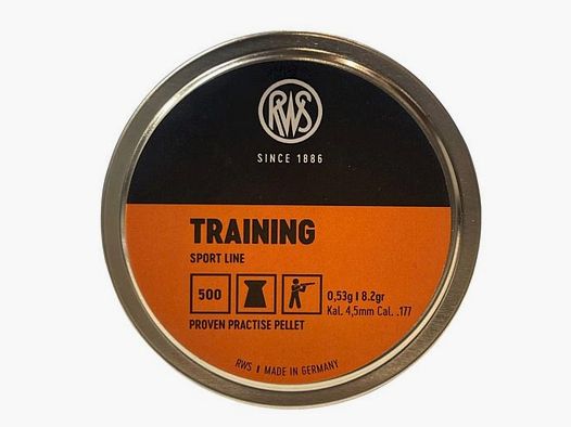 RWS TRAINING Diabolos, Kaliber 4,5 mm 0,53 g