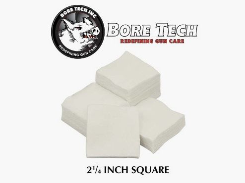 Parches de limpieza BoreTech cuadrados de 2 1/4» – SQUARE, 250