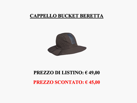 Beretta – Beretta Bucket Kapelusz Brązowy