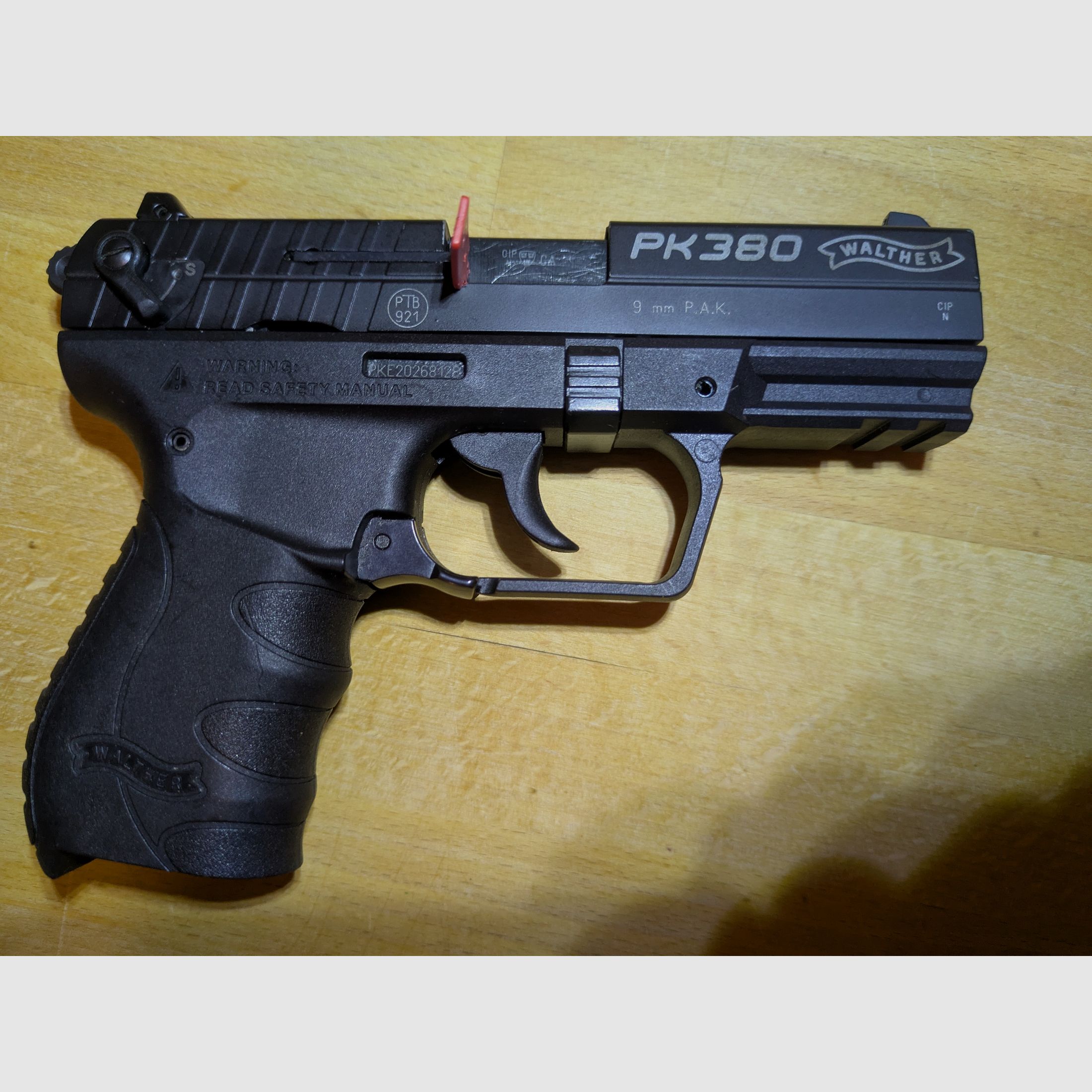 Walther PK380 Schreckschusspistole inkl. Zubehör