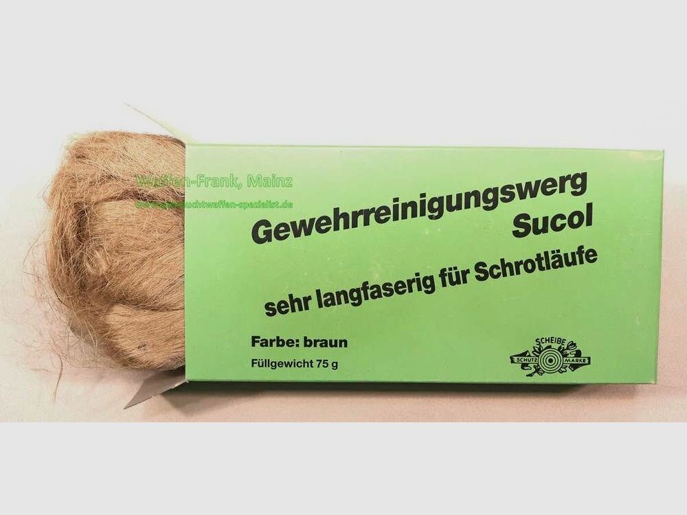 Scheibe Schutzmarke Gewehrreinigungswerg Sucol