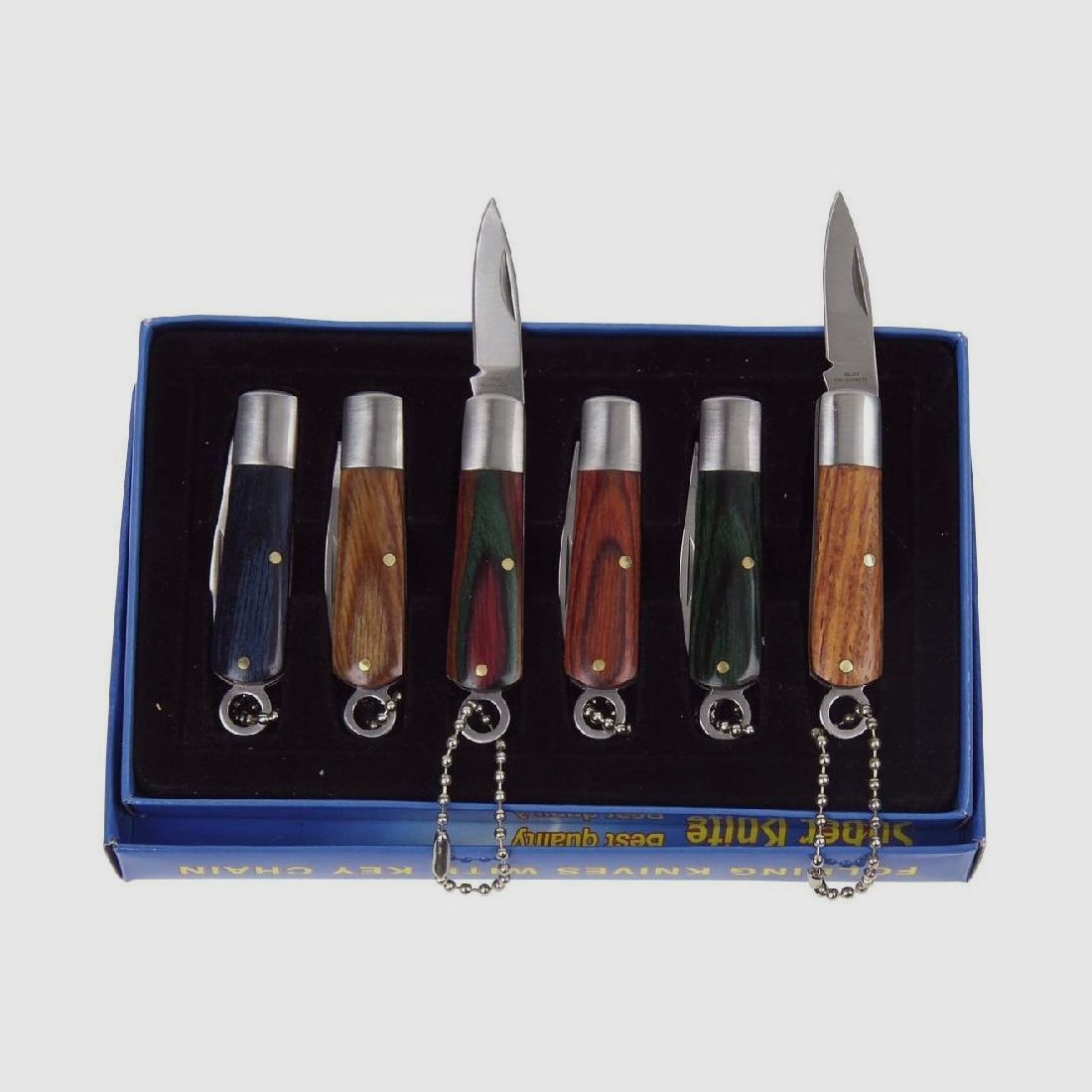 Minimesser-Set 6tlg. Mini-Taschenmesser