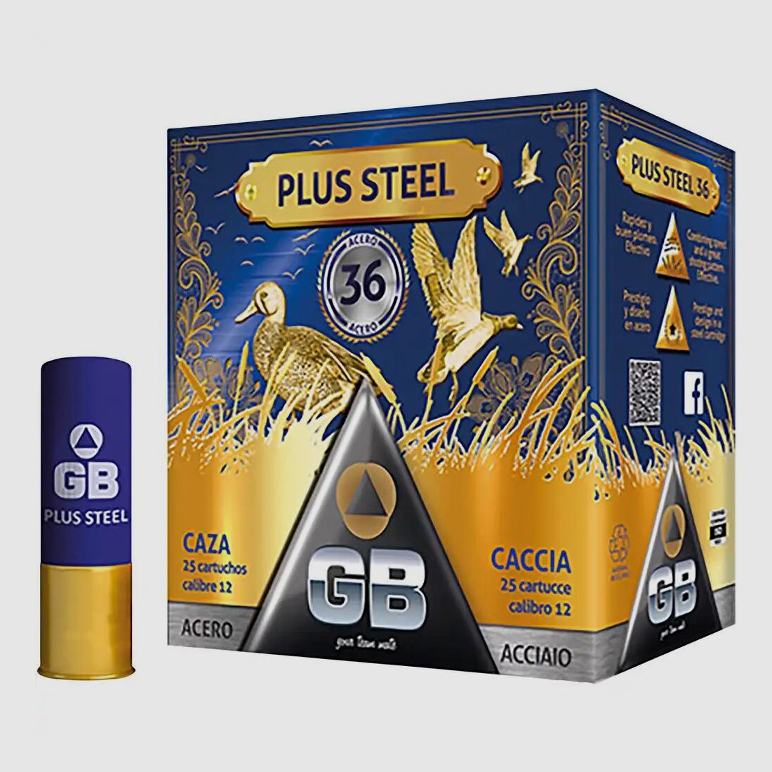 GB PLUS 4 Steel 3,25mm 36g- 25Stk