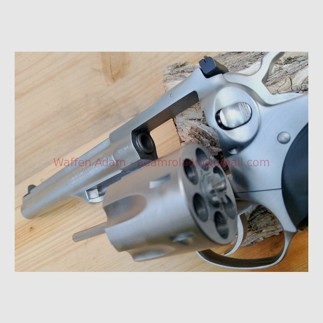 Ruger Stainless GP100 met 6 inch loop lengte