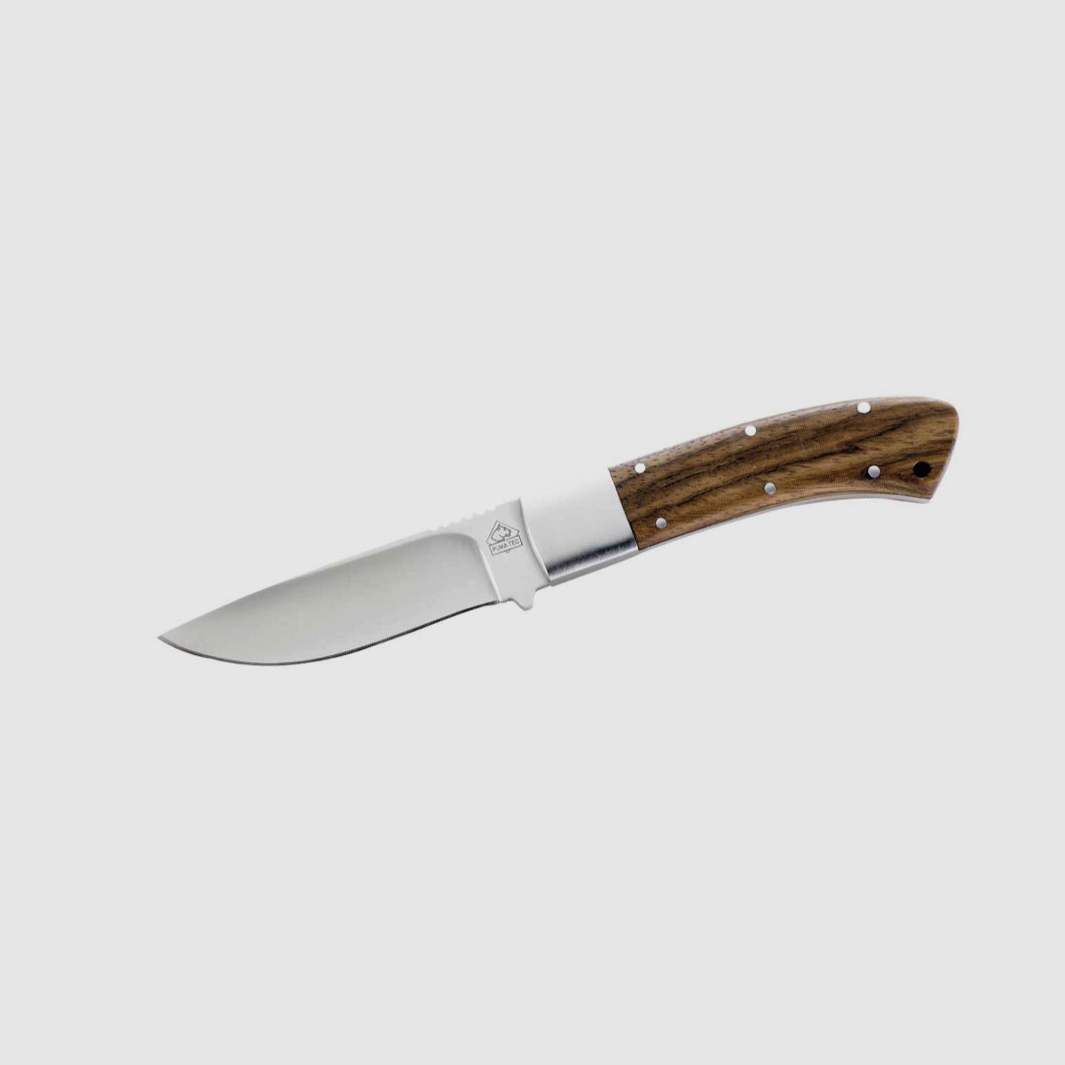 PUMA TEC ZEBRAWOOD Gürtelmesser mit Lederscheide