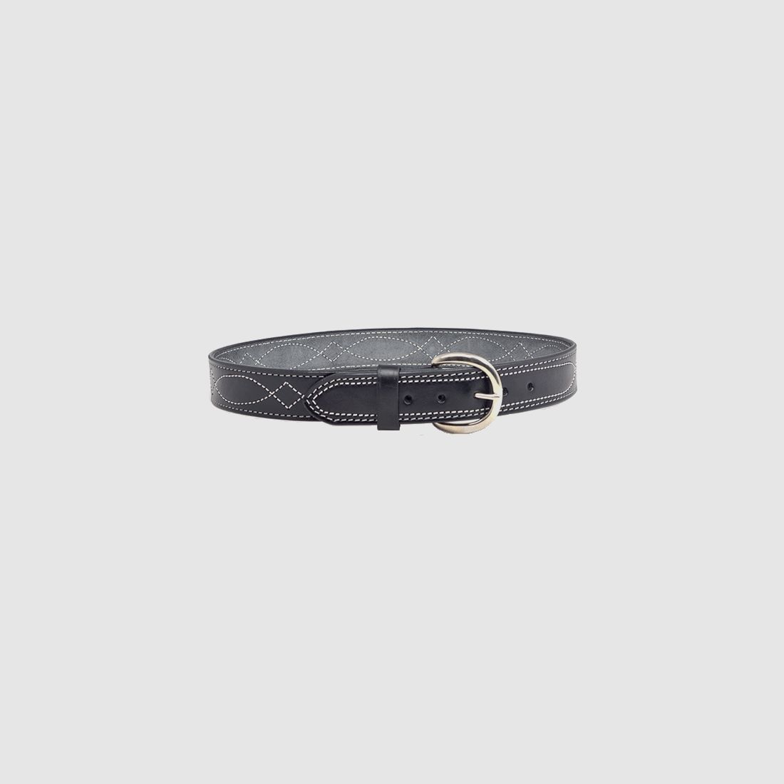 Gürtel Casual LS 132cm Black glatt