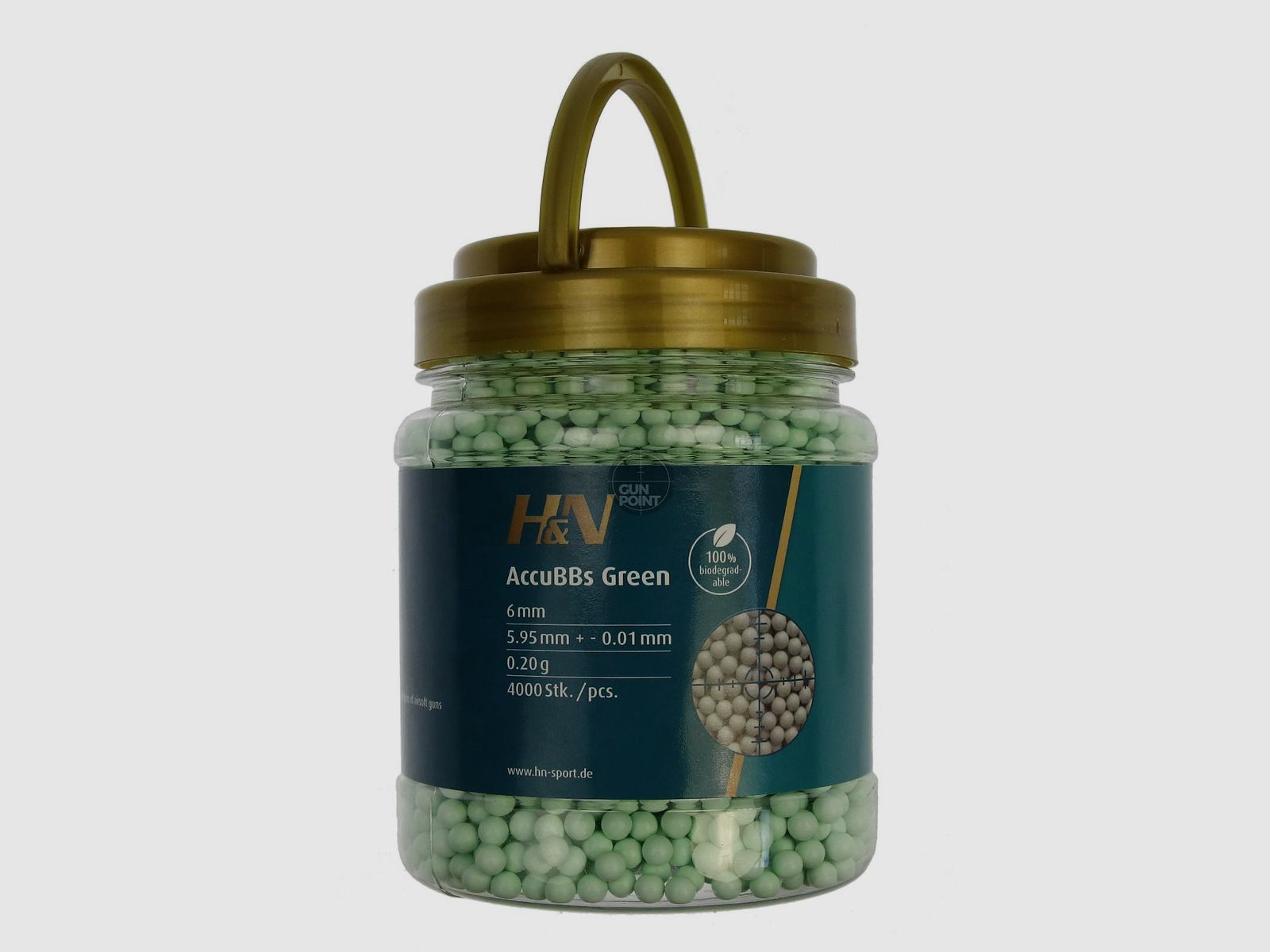 H&N Sport AccuBBs Green - 0,20g - 4000 Stk. Bio