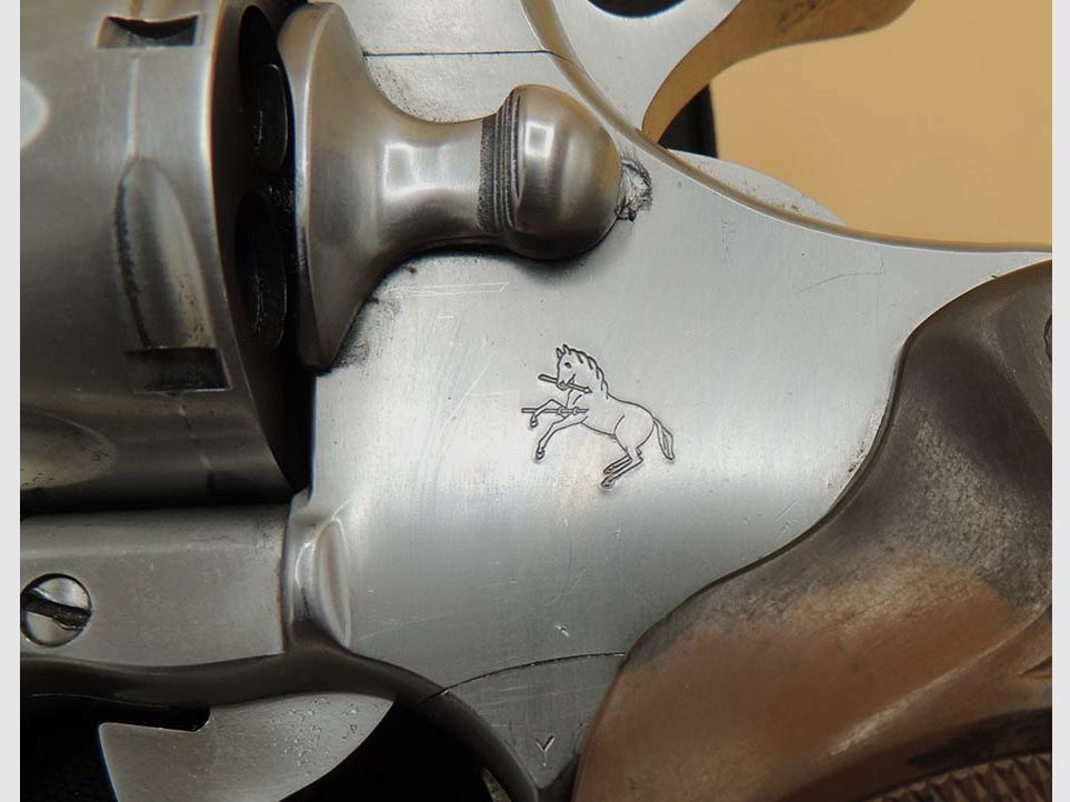 Colt Python – .357 Magnum – Stainless – 6 Zoll Lauf – T‑Serie 1985 – Pachmayr Presentation Grip, Bild 4 von 7