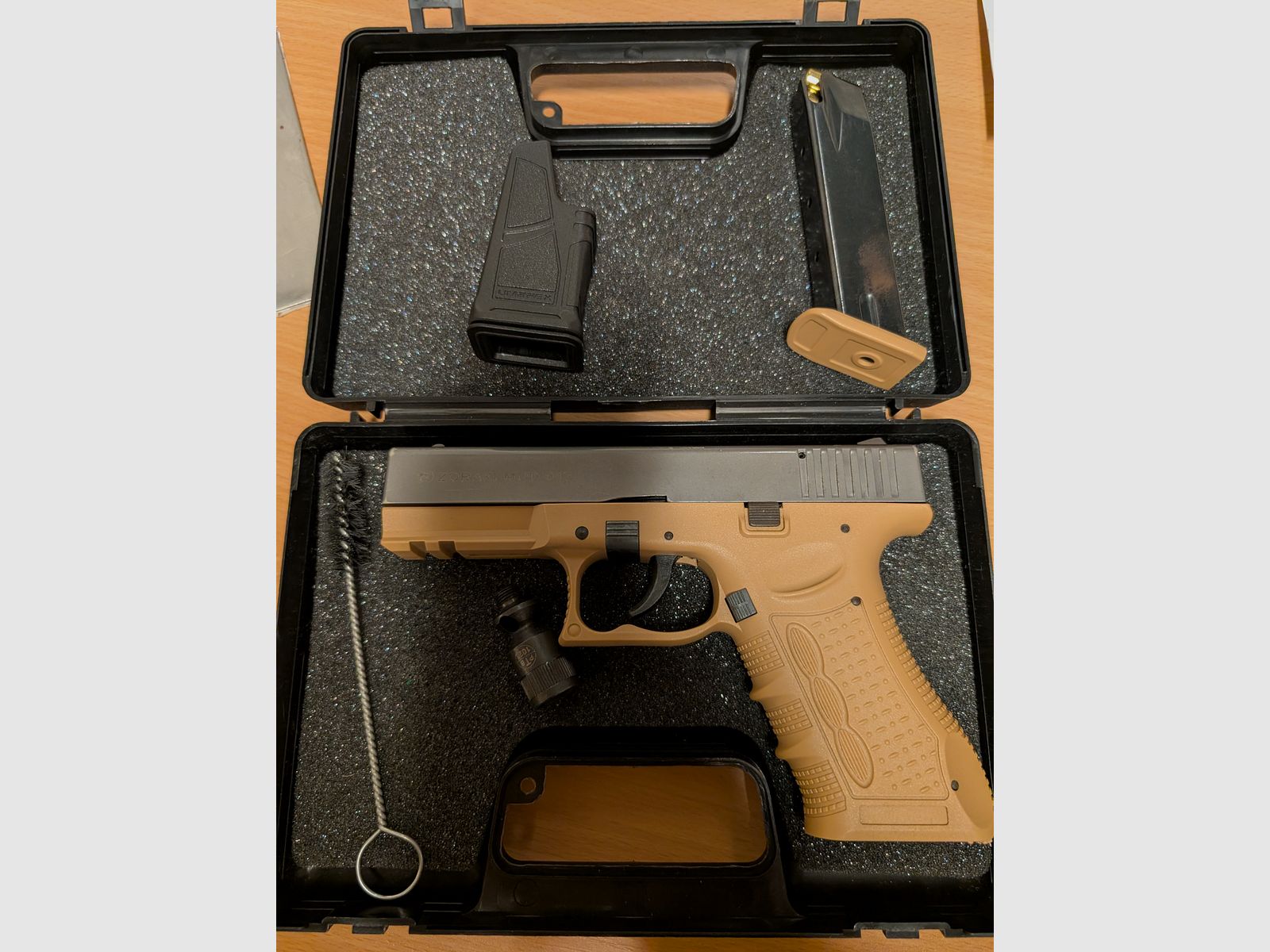 Zoraki 917 / 9mm P.A.K. / tan / good condition / including loading aid