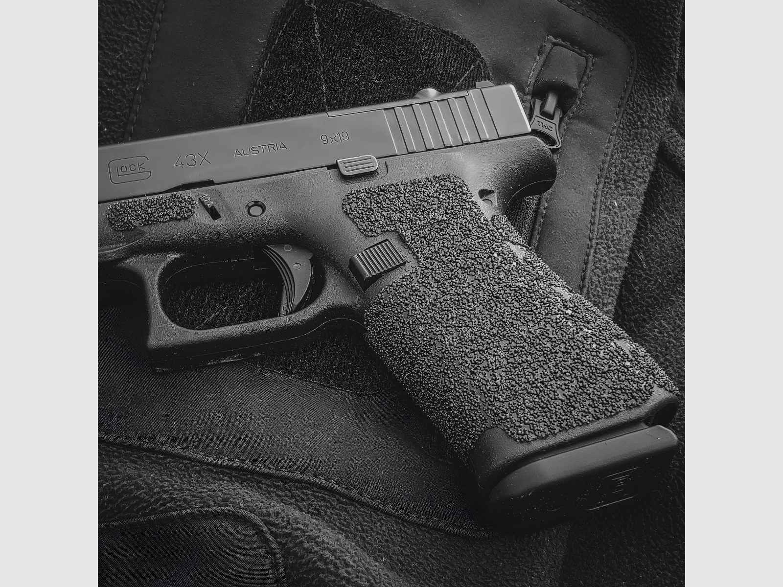 Manul Corp. - Okładzina antypoślizgowa Nexum Pistol Grip do Glock 43X/48 - Czarna - NP0G48KK, zdjęcie 2 z 2