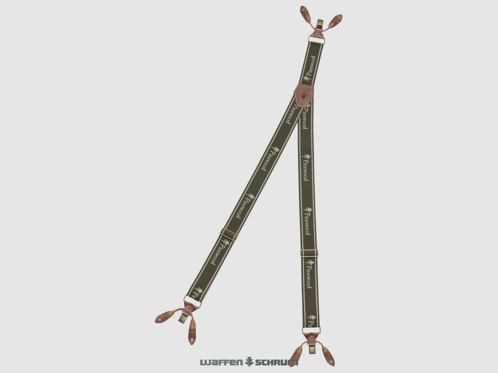 Pinewood Hosenträger Logo 2.0 D.Olive