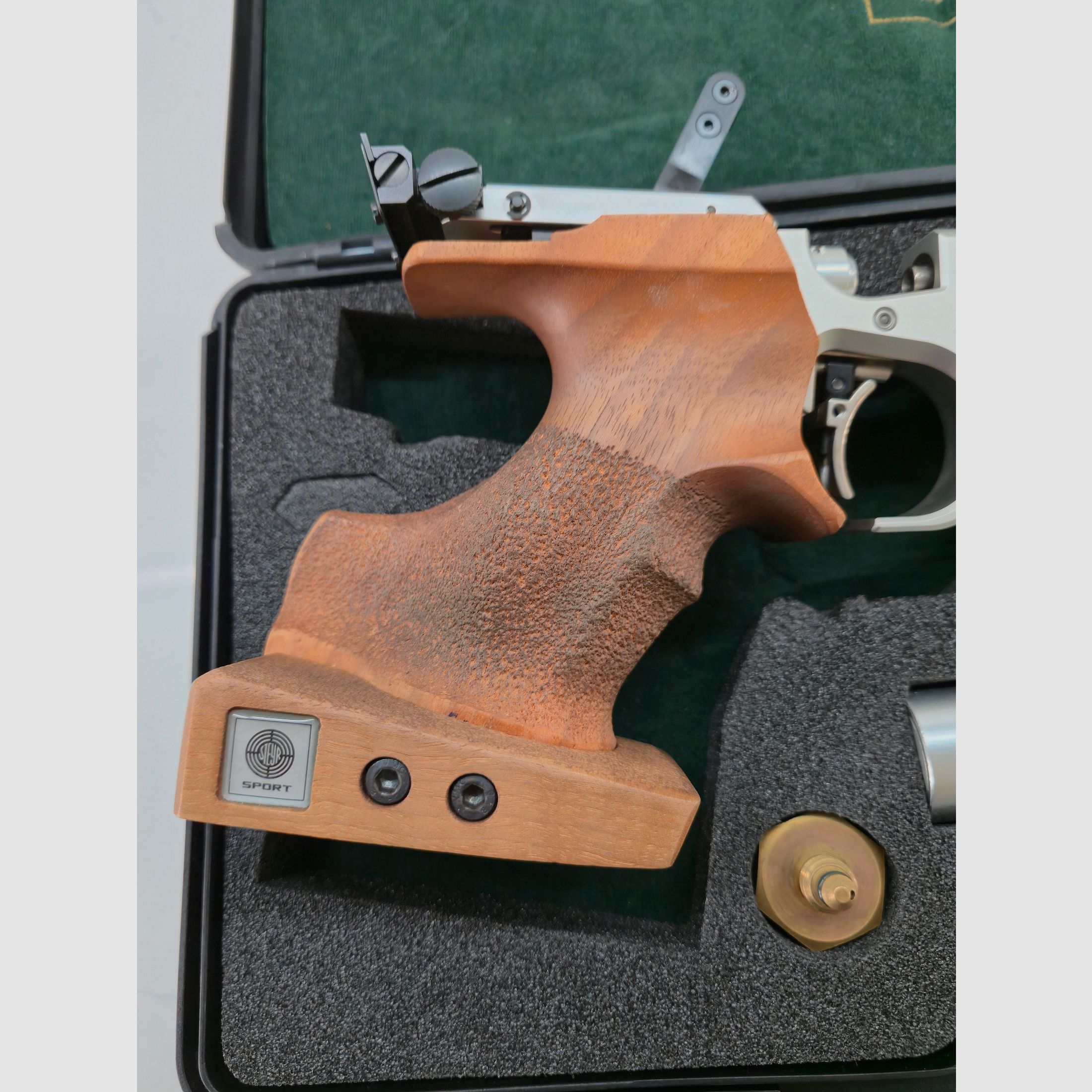Pistola ad aria STEYR LP 10 (LP10), servizio e sostituzione guarnizioni NUOVO + revisione TÜV 2032