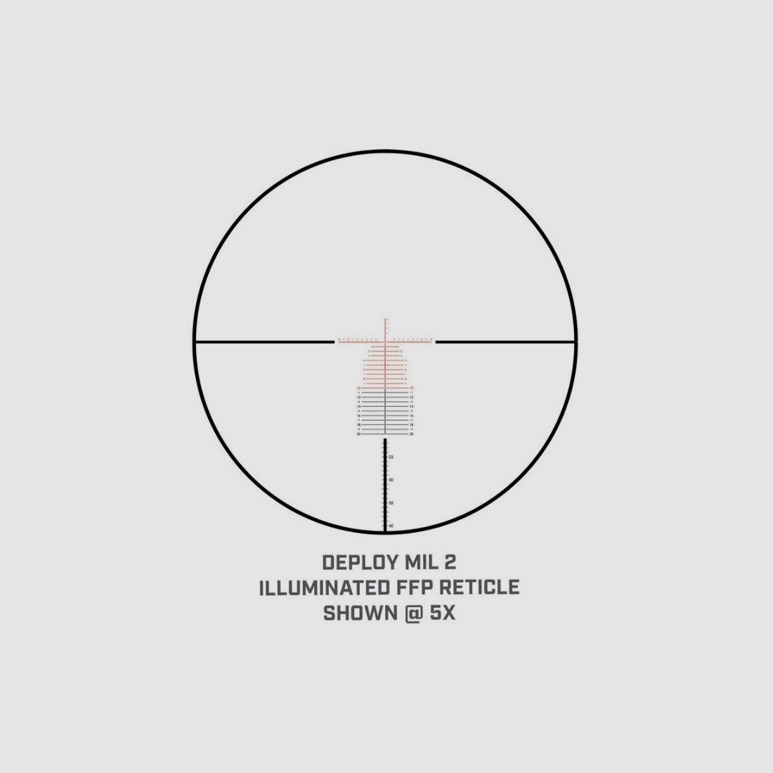 Zielfernrohr BUSHNELL MATCH PRO ED 5-30x56 Side Focus Deploy MIL 2 FFP beleuchtet., Bild 13 von 15