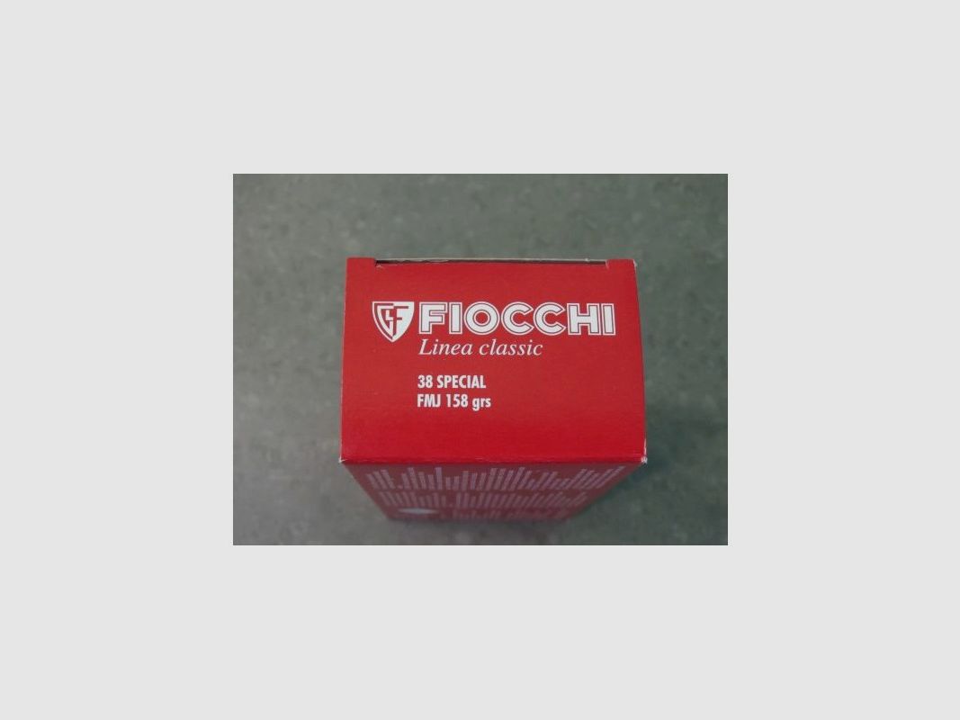 FIOCCHI PATRONEN 38SP FMJ 158 QT 50, Bild 2 von 2