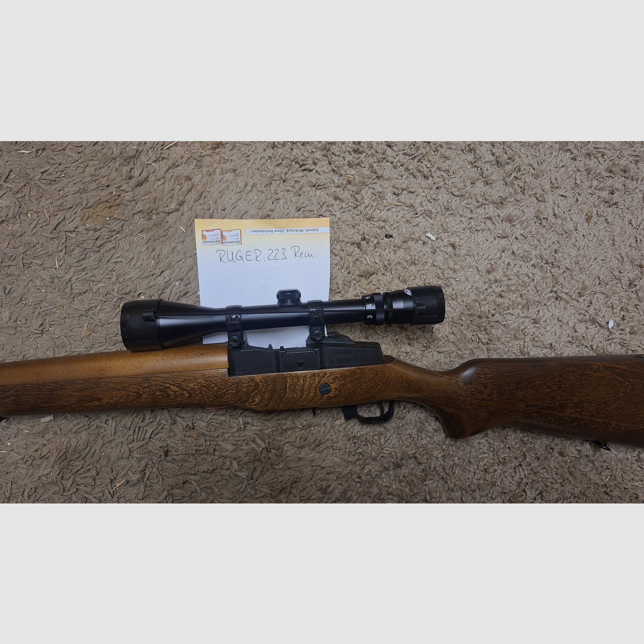 Ruger Mini, 223 Rem, semi-automatisch