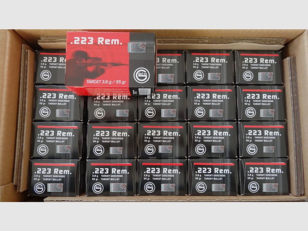 Geco 1000 GECO Patronen.223 Rem. VM 3,6 Gramm