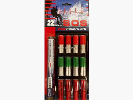 Zink SOS Sortiment 22 Teilig 15mm
