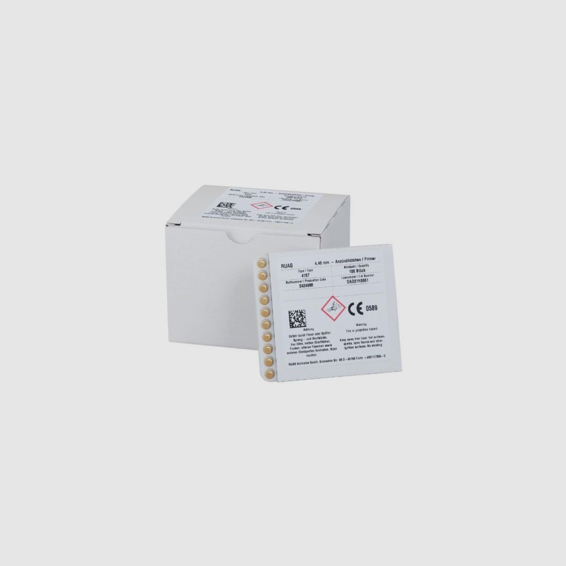 Geco Inneschi Small Rifle mm 4.45 confezione da 1000 – 4157