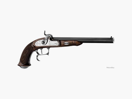 Pistolet Lepage Maple Davide Pedersoli - Calibre 36 - Percussion - Reproduction Historique Précise