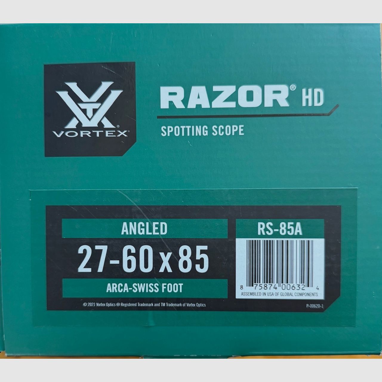 Vortex Razor HD Spotting Scope 27-60x85 (NEW - OVP) with 2 Eyepieces