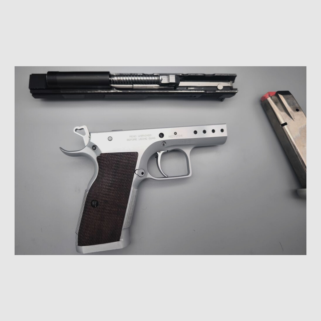 Tanfoglio Gold Match 9mm Luger 6" Sportpistole "Bicolor" 9mmLuger
